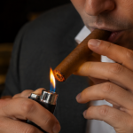 how to light a cigar
