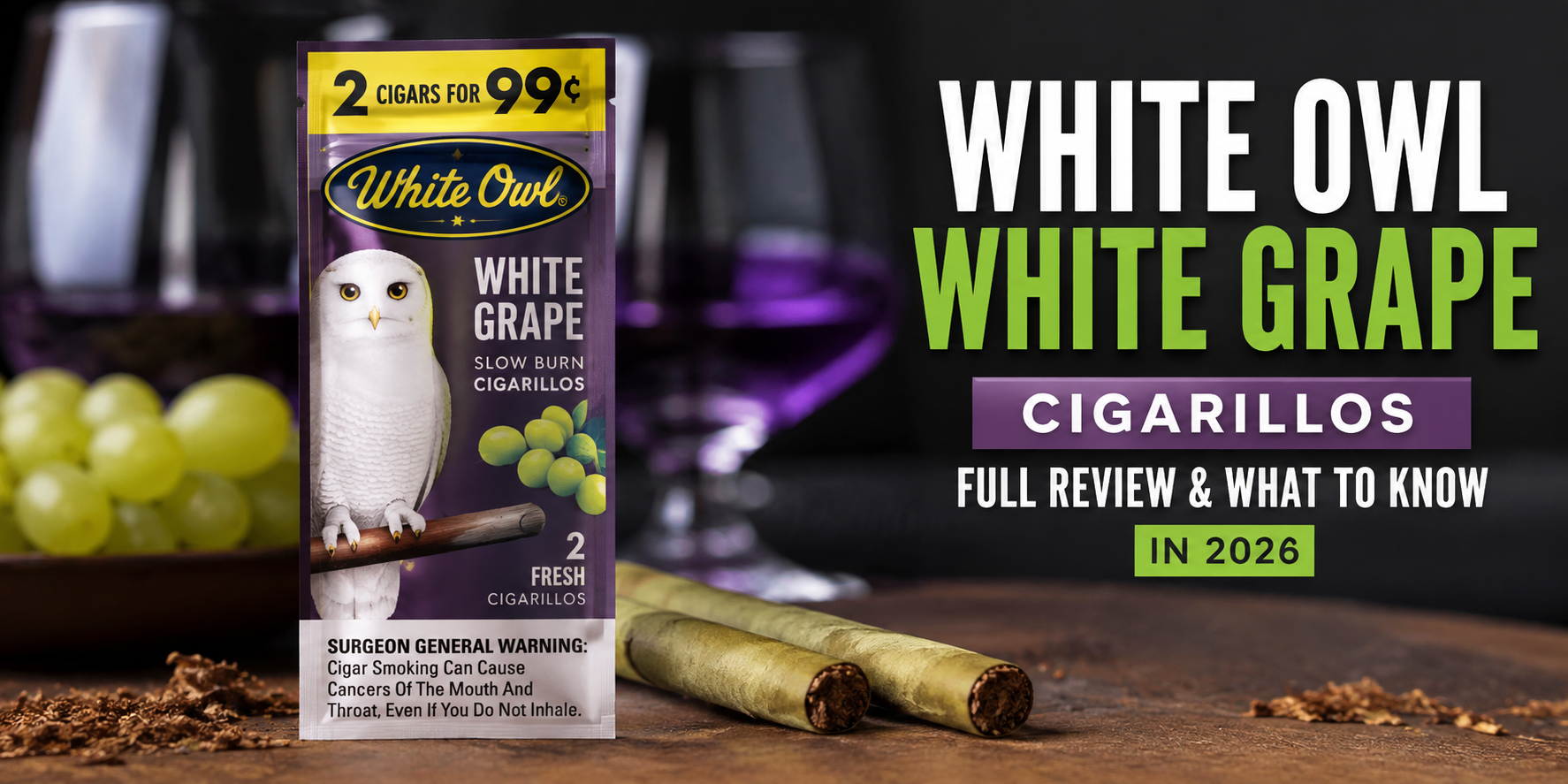 white grape white owl